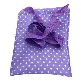 Hickman Line/Central Line Protective Wiggly BagPouch with 68cm approx straps (Lilac Polka Dot)
