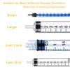 27 Gauge 1 inch Needle, (100 Pack) Luer Lock Industrial