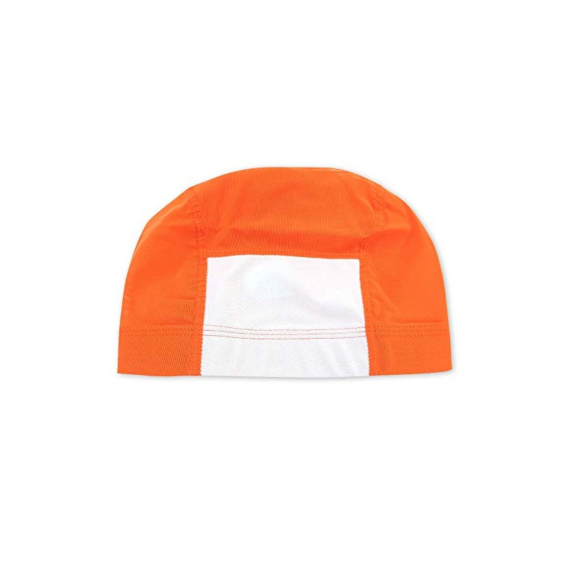 ASHBERRY Kids Name Swim Cap (Mesh Material) M Orange, orange