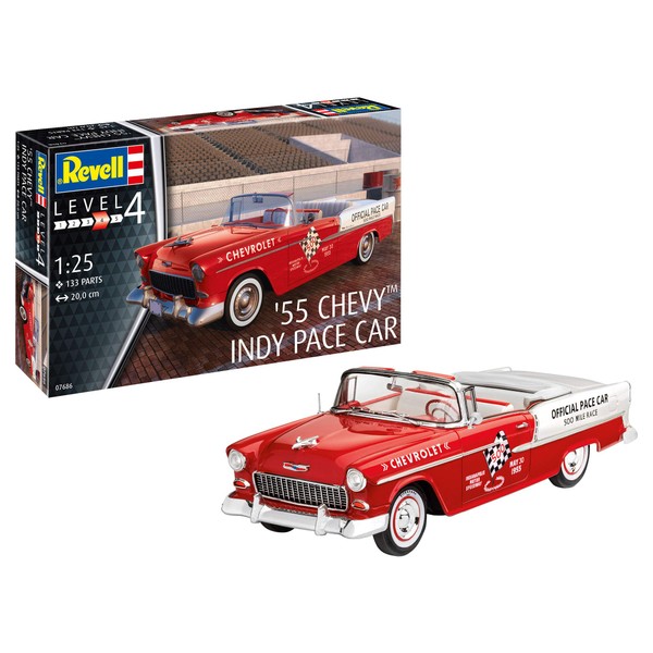 Revell GmbH Revell 07686 7686 1:24 '55 Chevy Indy Pace