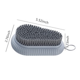 2PCS Nail Brush for Cleaning Fingernails, Heavy Duty Nail Cleaning Brushes, Durable Stiff Bristles Nail Hand Scrub Brush Fingernail Scrub Brush Toes Nail Brush Fingernail Brush for Gardener Mechanics