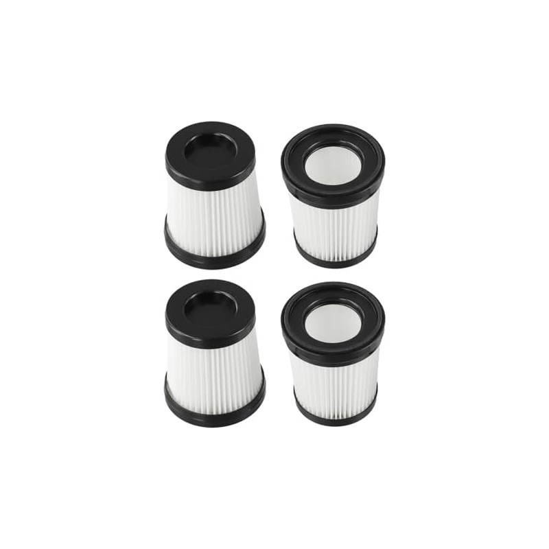 Paquete de 4 filtros HEPA lavables de repuesto para aspiradora