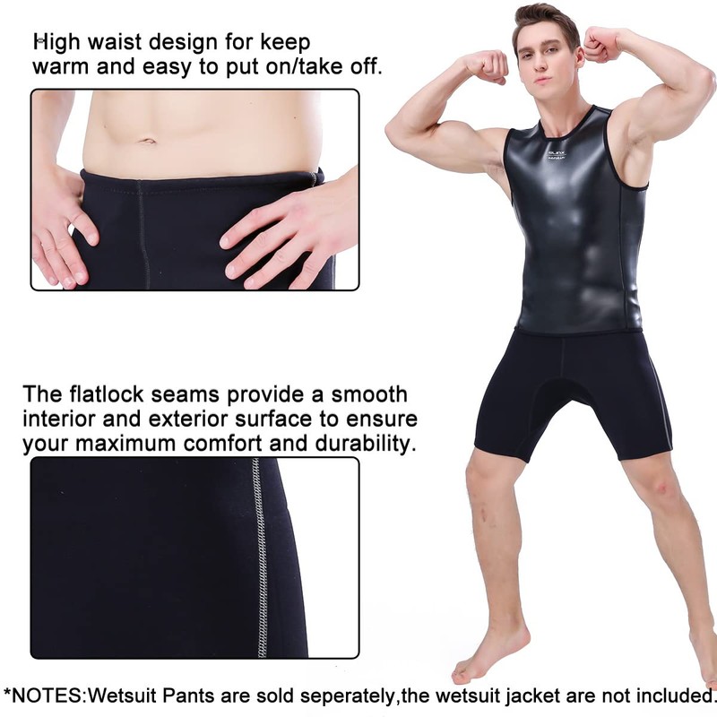 Wetsuit Short Pants Men 2mm Neoprene Shorts Surfing Pants for