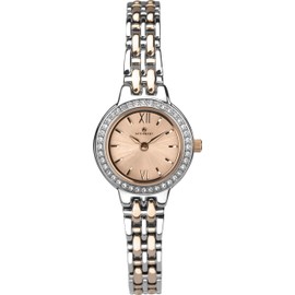 Accurist Womens Analogue Classic Quartz Watch with Brass Strap 8282