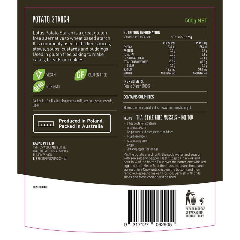 Lotus Potato Starch 500 g, 500 g