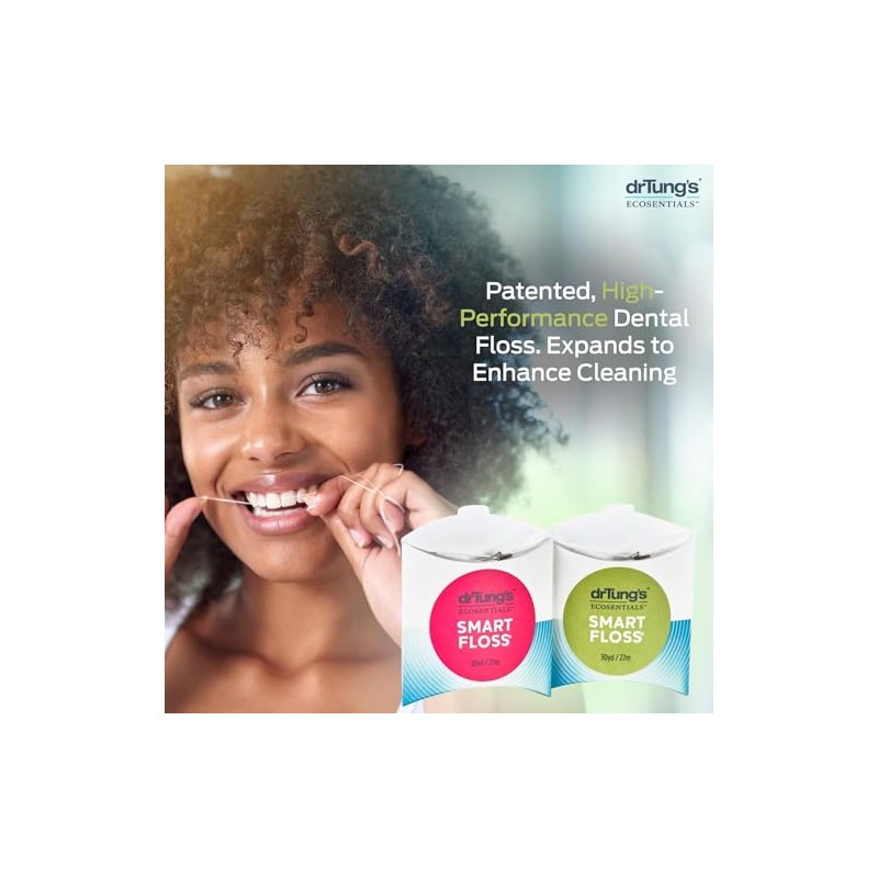 Dr. Tungs Smart Floss, 30 yds, Natural Cardamom Flavor 1