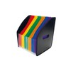 TimeTEX Magazine File "Fächerstar" A4, 23 Compartments, Colourful, Desk Organiser,