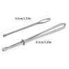 2 Pcs Silver Threader Tweezer Elastic Drawstring Steel Threader Sewing