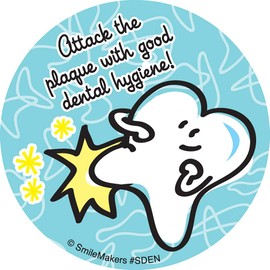 Simple Dental Stickers - Prizes and Giveaways - 100 per Pack