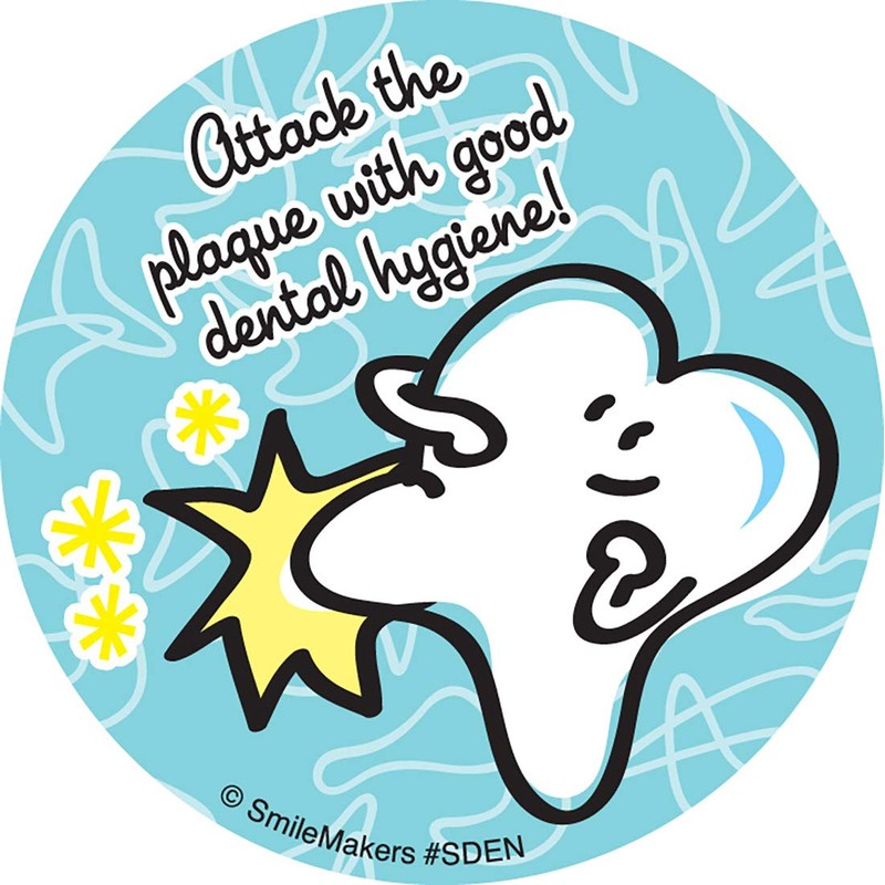 Simple Dental Stickers - Prizes and Giveaways - 100 per