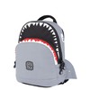 Pick & Pack Unisex Shark Shape Backpack, Visible Grey, Casual