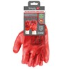 Simply Unisex Pvcg003 PVC Protective Gloves, Red, XL UK
