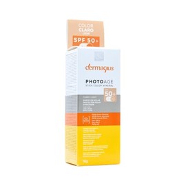Photoage Protector Solar en Stick Mineral Color FPS 50+ 16g Tono Claro - Filtros 100% Minerales y Ácido Hialurónico (Tono Claro)
