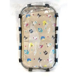 Sanrio Characters Color Dot Picnic Basket Brown