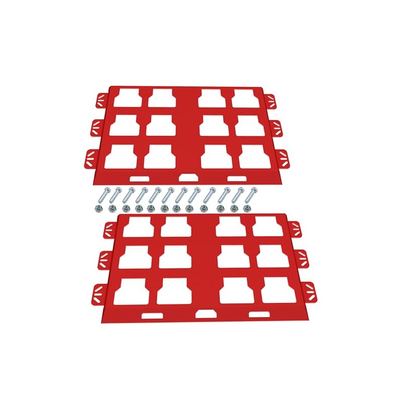 Mounting Plate Compatible with Milwaukee Packout, 100 Lbs, Stainless Steel