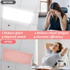 QOUBAI 8PCS Fluorescent Light Covers, 4x2 Feet Magnetic Light Cover