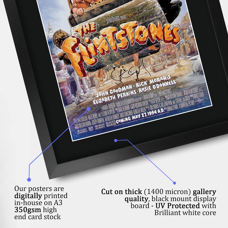 HWC Trading John Goodman Rick Moranis The Flintstones A3 Framed