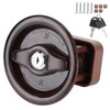 RV Toilet Bathroom Door Lock with 2 Key for Caravan