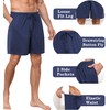 SWOMOG Mens Pajama Shorts Sleep Shorts Modal Soft Loungewear Bottoms