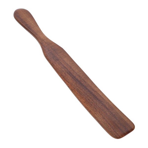 VOSAREA Elegant Wooden Long Handle Spurtle Roti Flier En Sourdough