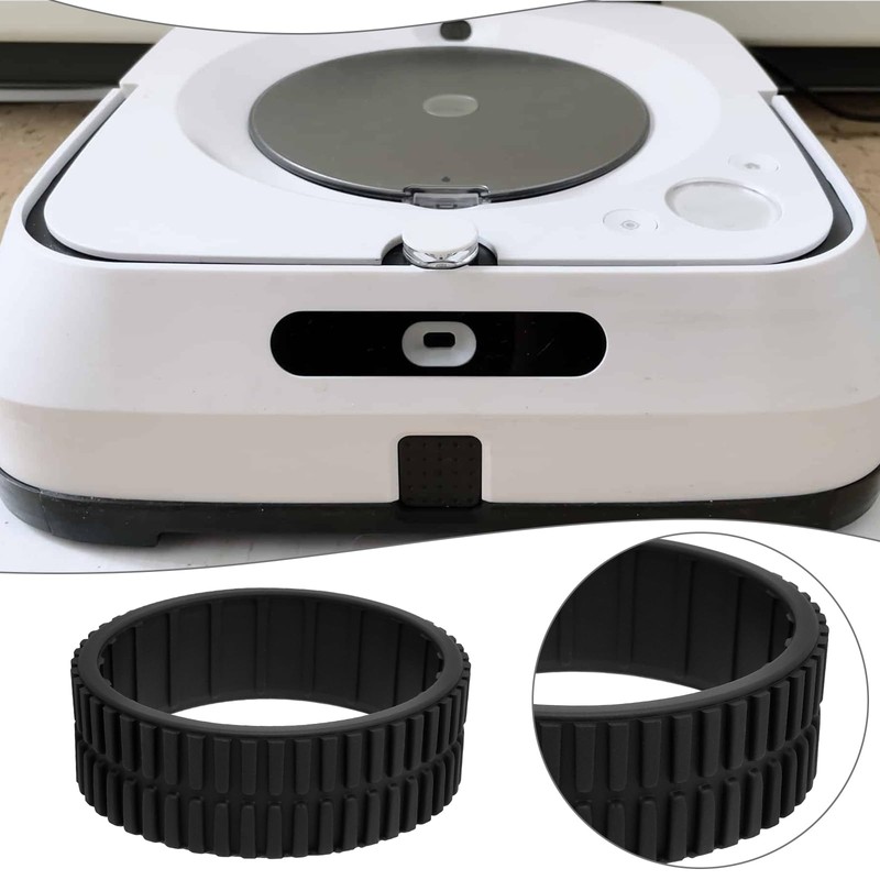 OTOTEC 2 Pcs Cleaning Robot Rubber Replacement Tires Compatible with