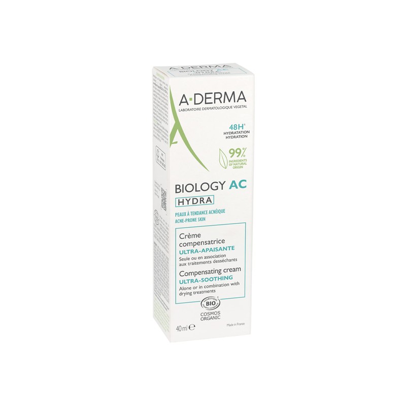 A-Derma Biology Ac Hydra Crema Antimanchas Piel Acneica 40ml
