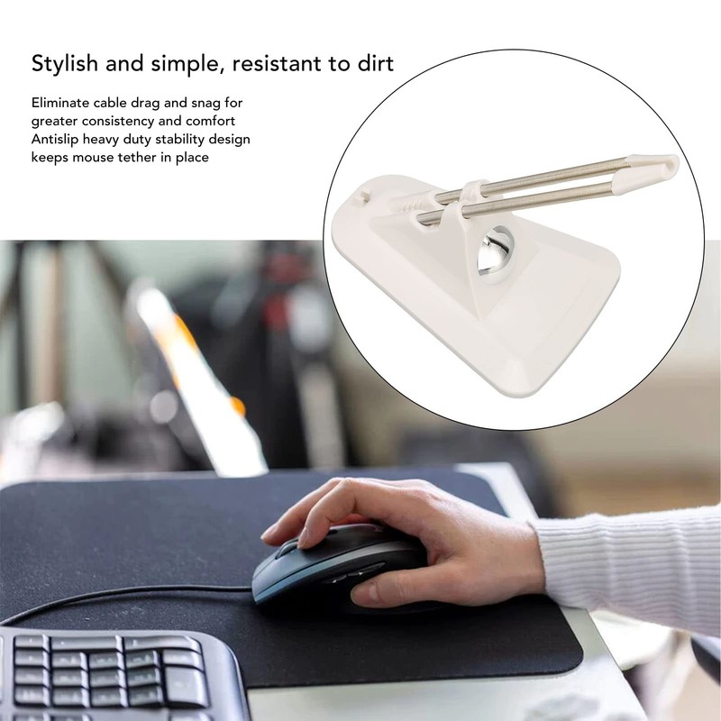 Bewinner Gaming Mouse Bungee, Flexible Mouse Cable Management, Rustproof Mouse