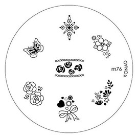 Stampingschablone M76 Flowers by Konad – Cute Nails