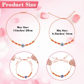 Evil Eye Bracelets Set, Evil Eye Bracelet, Nazar Boncuk Bracelets, Adjustable Evil Eye Bracelet, Lucky Bracelet, Mal De Ojo Bracelets, Evil Eye Bracelet for Women, Men, Girls, Boys, Pack of 12