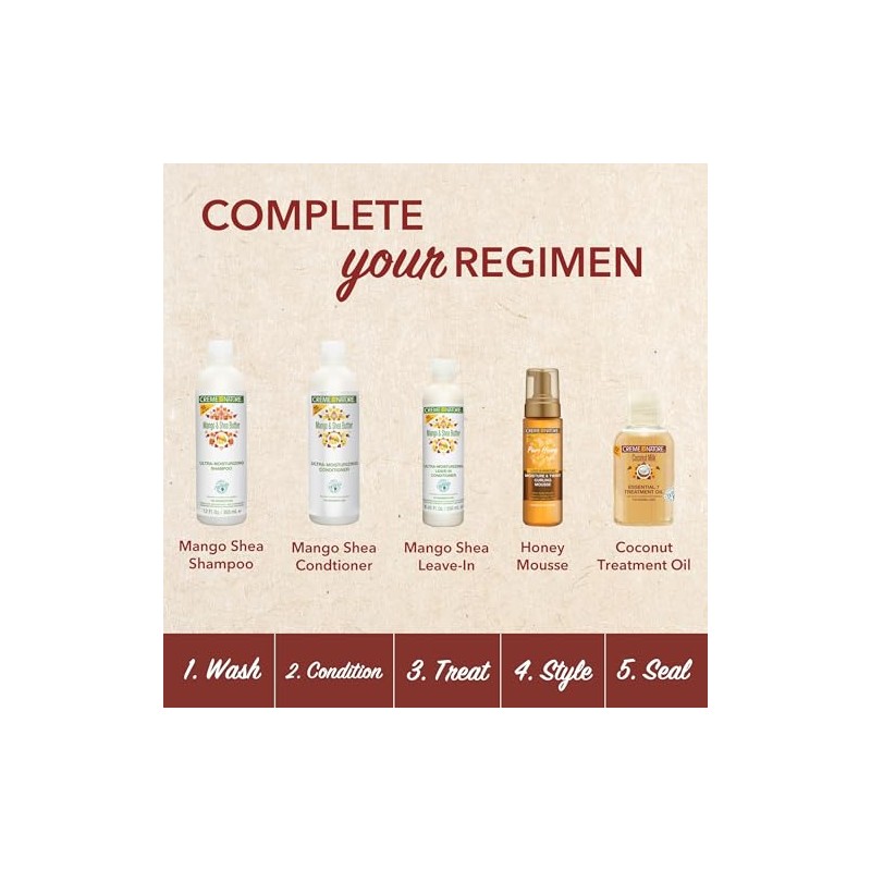 Creme of Nature Mango & Shea Butter Ultra Moisturizing Shampoo,