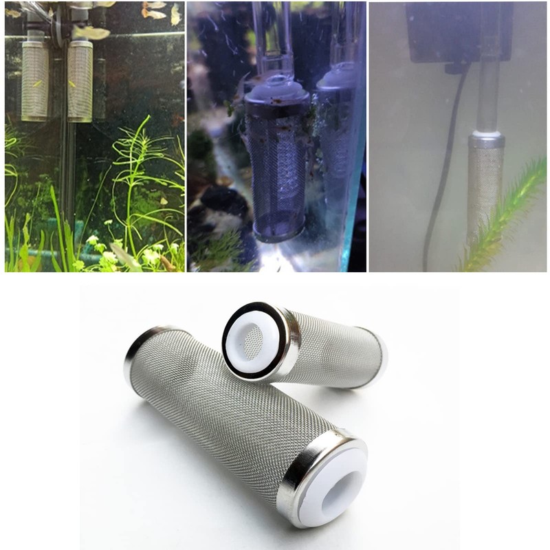 2 x Filter Guard, Stainless Steel Filter Aquarium, for Protection