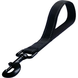 Correa corta para perro, asa acolchada de tráfico, resistente, correa corta de nailon para control de entrenamiento, hilos reflectantes, correas para 