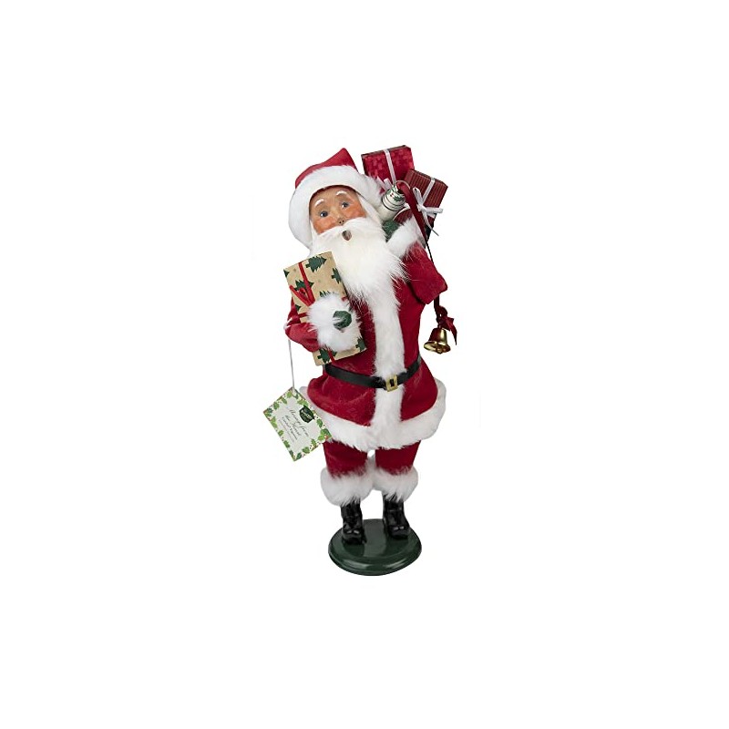 Byers' Choice Message Santa ZBC79 from The Santa Collection Collection