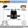 RAJBMT 12V 100A 4-Terminal Starter Solenoid 762-1261-211-50 762-1261-211-51 Replace Trombetta