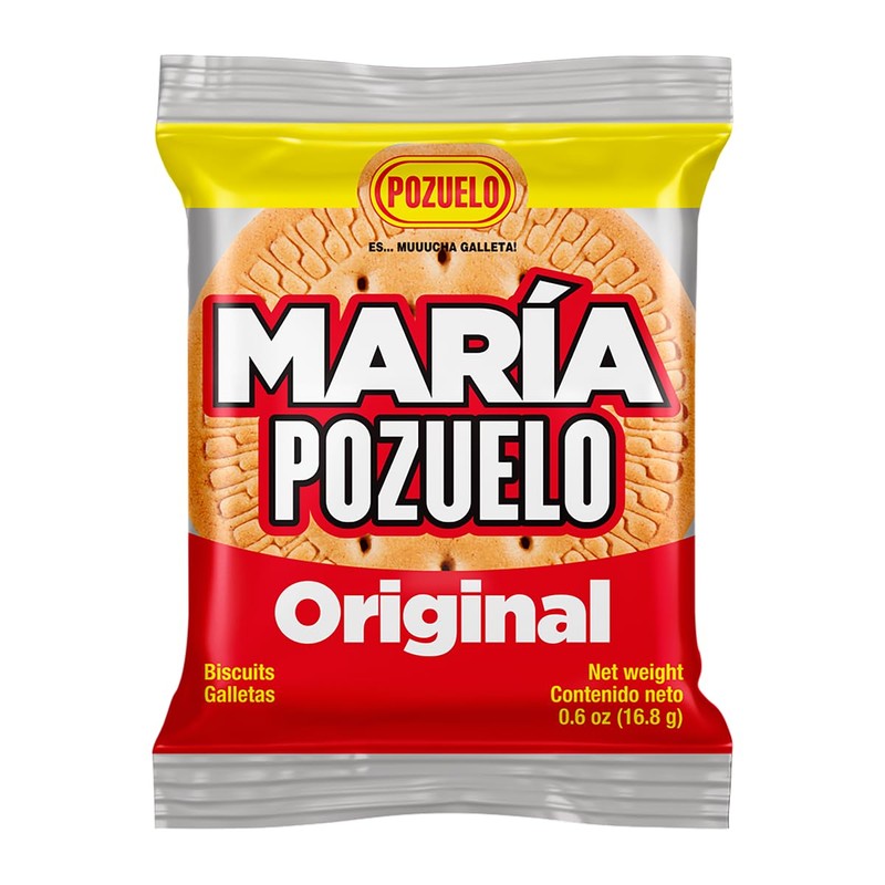 Maria Pozuelo Original Cookies | Fortified with Vitamins| Fat-Free| 8.89