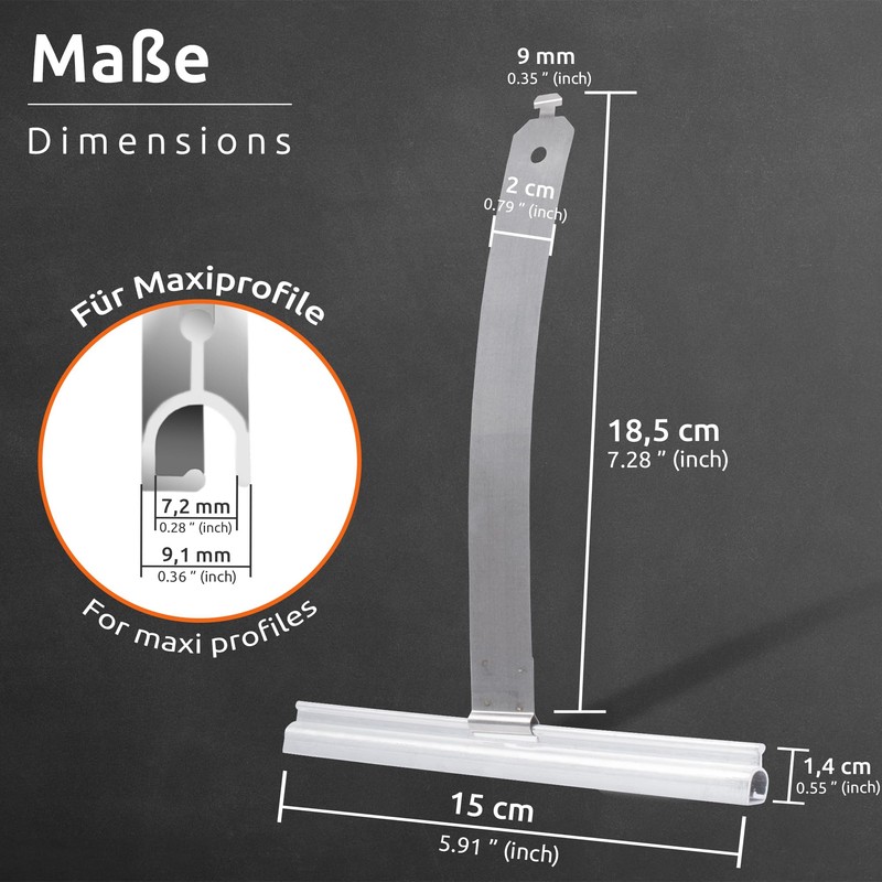 ECENCE 10 x Maxi Roller Shutter Suspension Spring - Suspension