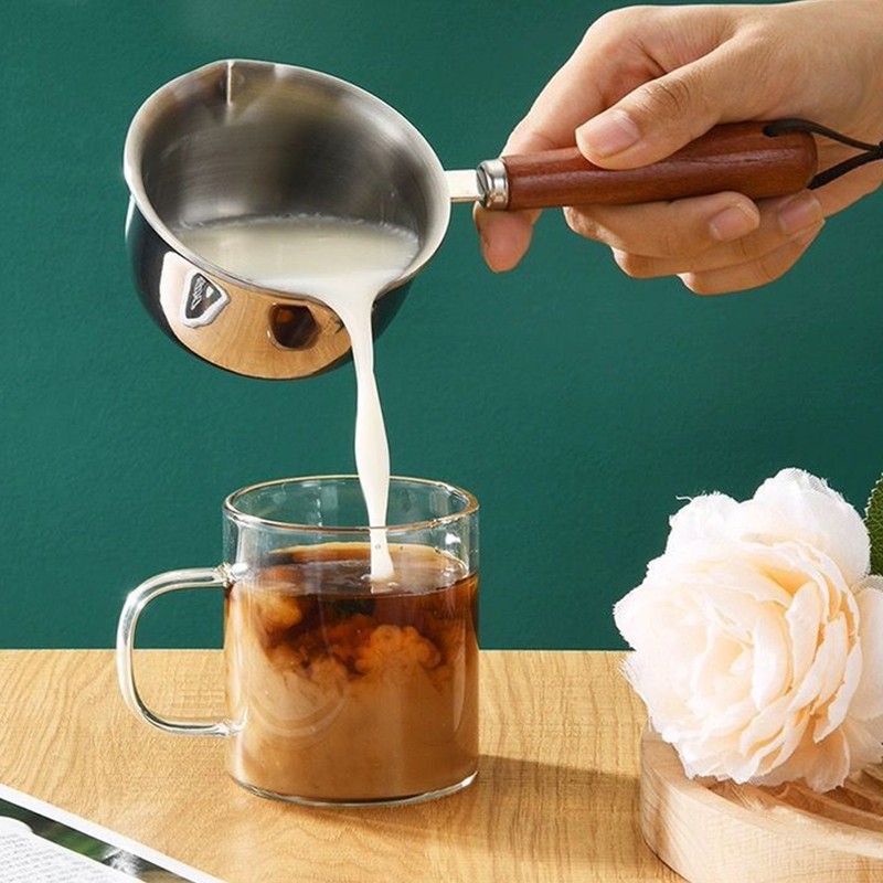 Mini Oil Warmer Pot Stainless Steel Butter Melting Milk Warmer
