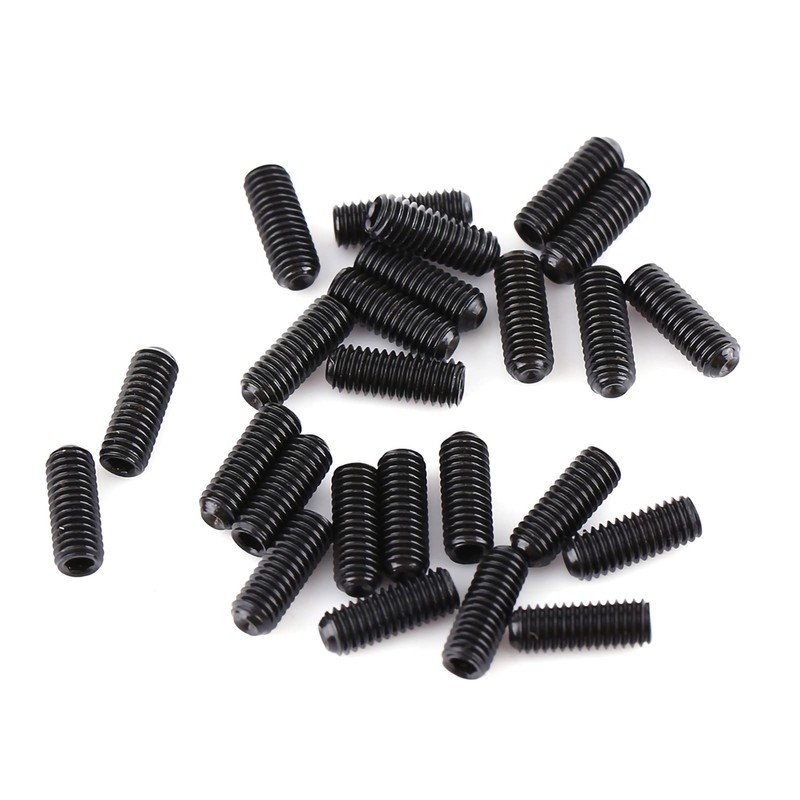 200 Pcs M3 Black Hex Socket Head Screw Steel Hex