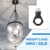 sourcing map Eye Nut 22lb Max Load M10 Thread Ring
