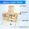 GSE Games & Sports Expert Brass Raffle Drum, Professional Raffle