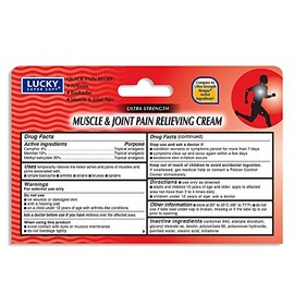 Lucky Super Soft Muscle & Joint Pain Relieving Cream, 1.5 Ounce