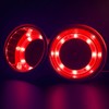 Marinebaby 4 Pcs Blue & Red LED Stainless Steel Cup