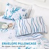 Invoibler Coastal Quilt Set King Size Beach Quilt Bedding Set