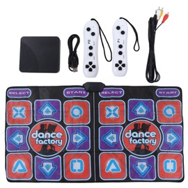FOSA Double Dance Mat Games Toys, Music Dance Pad Double Player Exercise Foldable Kids Dance Rhythm Step Play Mat TV Dance Pat Blanket for Girls Boys Dance Musical
