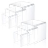 Worldity 6 Pcs Acrylic Risers for Display, 3" 4" 5"