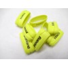 Babolat NEW 2X BABOLAT (YELLOW) CUSTOM RING RUBBER GRIP BAND