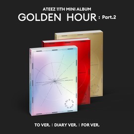 11th Mini Album [GOLDEN HOUR : Part.2] Photobook Random Version + [Extra Photocards]