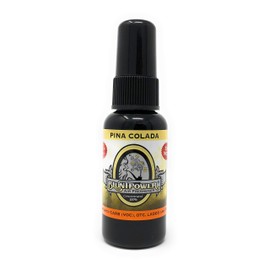 Blunt Power Pinacolada 1.5 Fl Oz Air Freshener Spray - Long-Lasting Room Deodorizer, Car Freshener, Odor Eliminator, Concentrated Oil-Based Spray Bottle - Red