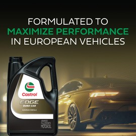 Castrol EDGE Euro 10W-60 Advanced Full Synthetic Motor Oil, 1 Quart, Pack of 6