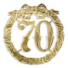 Kunze Dresden Party Anniversary Jubilee Number 70, 5-1/8-Inch, Gold